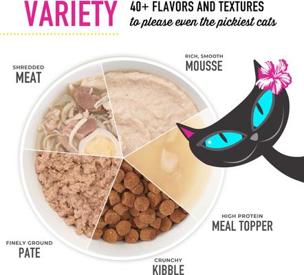 After Dark Variety Pack Grain-Free Wet Cat Food, 2.8-oz tray, case of 18