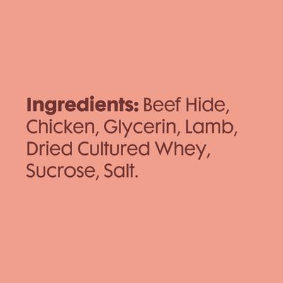 Proteins Real Lamb Twists - Golosinas para perros (25 unidades)