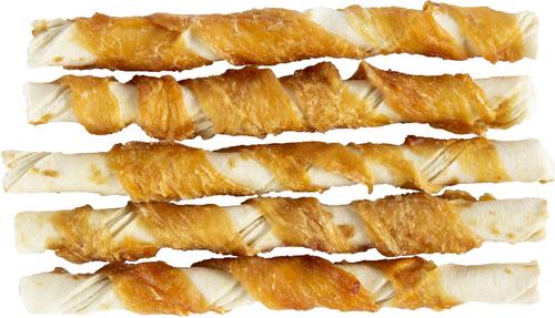 Proteins Twist Sticks with Real Venison Highly Digestible Rawhide Dog Treat Chew, 25 count