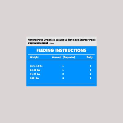 Wound & Hot Spot Starter Pack Dog Supplement, 30 count