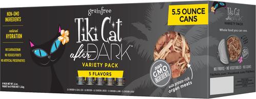 After Dark Variety Pack Grain-Free Wet Cat Food, 2.8-oz tray, case of 18