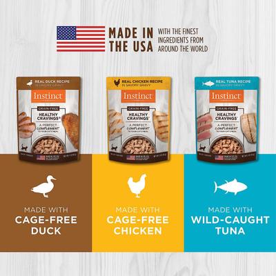 Healthy Cravings Grain-Free Cuts & Gravy Recipe Variety Pack Wet Cat Food Topper, 3-oz pouch, case of 24
