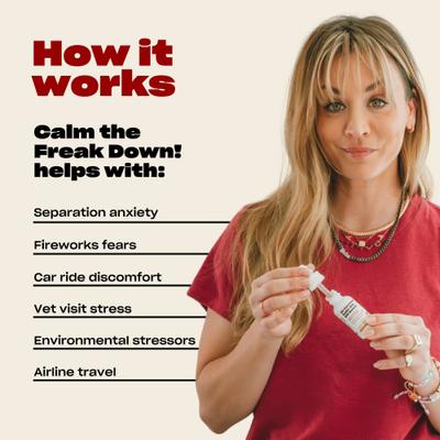 CALM THE EFF DOWN! Calming Supplement for Dogs, 1-fl oz bottle