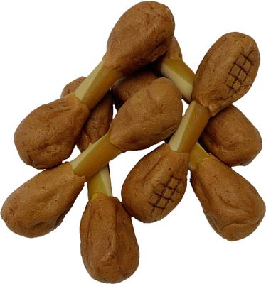 Triple Flavor Dumbbells Real Peanut Butter, Chicken & Beef Dog Treats, 10 count