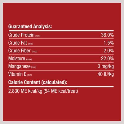 Triple Flavor Wings Peanut Butter Dog Treats, 10 count