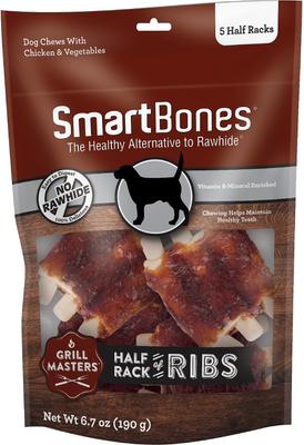 Grill Masters Ribs Half Racks Dog Treats, 5 count