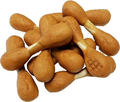 Triple Flavor Dumbbells Peanut Butter Dog Treats, 10 count