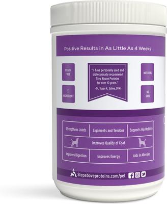 Natural Pork Collagen Gelatin Protein Dog Supplement, 26-oz bottle