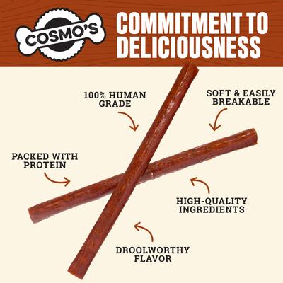 Original Sticks Pork High-Protein Jerky Dog Treats, 24 count