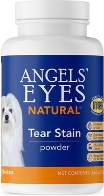 Natural Chicken Flavored Powder Tear Stain Supplement for Dogs & Cats, 2.65-oz bottle