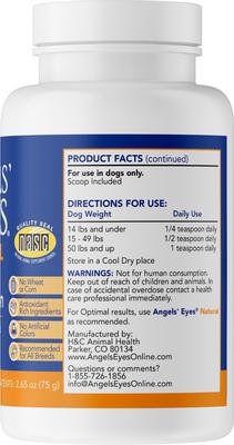 Natural Chicken Flavored Powder Tear Stain Supplement for Dogs & Cats, 2.65-oz bottle