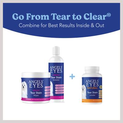 Natural Chicken Flavored Powder Tear Stain Supplement for Dogs & Cats, 2.65-oz bottle