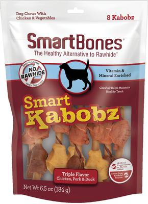 Smart Kabobz Real Chicken, Pork & Duck Dog Treats, 20 count