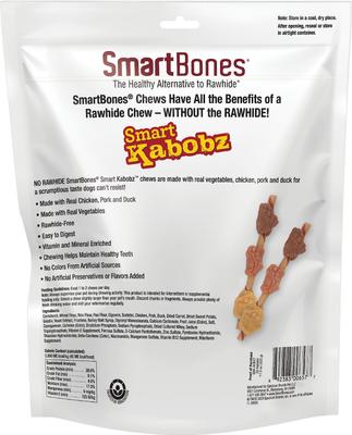 Smart Kabobz Real Chicken, Pork & Duck Dog Treats, 20 count