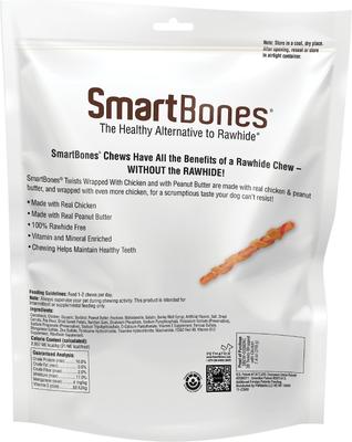 Twists Wrapped Chicken & Peanut Butter Dog Treats, 30 count