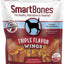 Triple Flavor Wings Peanut Butter Dog Treats, 10 count