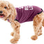Recovery Suit Post-Surgery Dog Onesie, Maroon, X-Small
