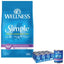 Paquete: Alimento seco para perros Wellness Simple Limited Ingredient Diet Grain-Free Turkey & Potato Formula, bolsa de 26 lb + Alimento enlatado para perros Wellness Simple Limited Ingredient Diet Grain-Free Turkey & Potato Formula, caja de 12,5 oz