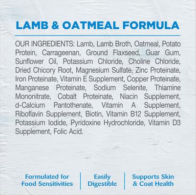Bundle: Wellness Simple Limited Ingredient Diet Lamb & Oatmeal Formula Dry Dog Food, 26-lb bag + Wellness Simple Limited Ingredient Diet Lamb & Oatmeal Formula Canned Dog Food, 12.5-oz, case of 12