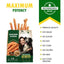 Natural Pet Dried Snacks Chicken Strips & Meat Sticks Human Grade Rawhide Free & Grain-Free Jerky Dog Treats, 10.6-lb bag