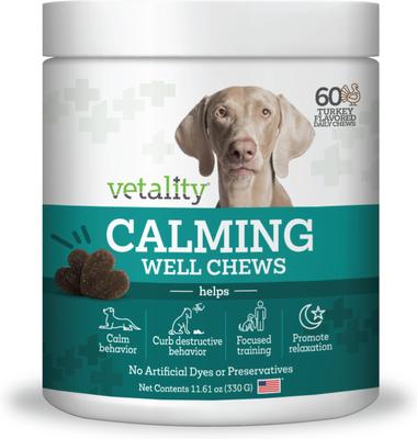 Calming Well Bites Dog Supplement, 60 count