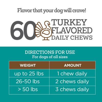 Calming Well Bites Dog Supplement, 60 count