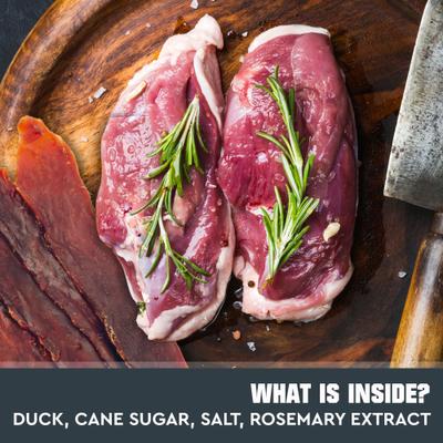 Duck Breast Human Grade Grain-Free Jerky Dog Treats, 1.5-lb bag