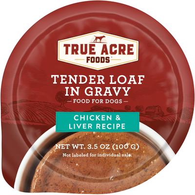 Beef Recipe Tender Loaf in Gravy, Wet Dog Food, 3.5-oz cup, case of 12