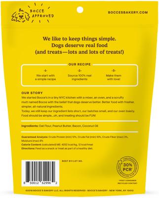 Galletas crujientes para perros Everyday Bac'N Nutty Biscuits, bolsa de 5 oz