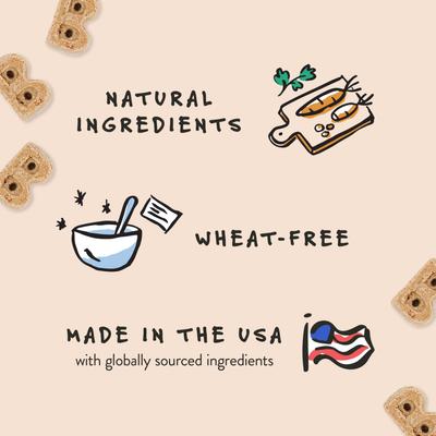 Galletas crujientes para perros Everyday Bac'N Nutty Biscuits, bolsa de 5 oz