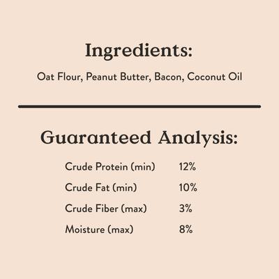 Galletas crujientes para perros Everyday Bac'N Nutty Biscuits, bolsa de 5 oz