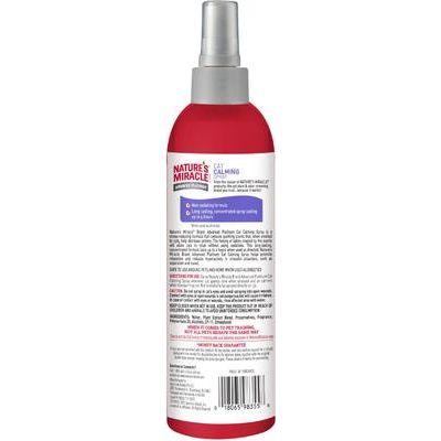 Spray calmante para gatos con fórmula antiestrés, botella de 8 onzas líquidas