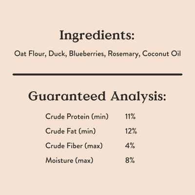 Everyday Quack Quack Quack Biscuits Crunchy Dog Treats, 5-oz bag