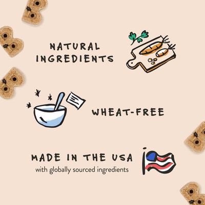 Everyday Quack Quack Quack Biscuits Crunchy Dog Treats, 5-oz bag