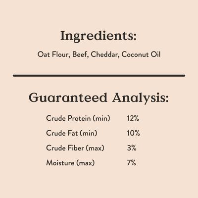 Galletas crujientes para perros Everyday Say Moooo Biscuits, bolsa de 5 oz