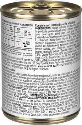 Adult Glycobalance Loaf in Sauce Canned Dog Food, 13.4-oz, case of 24