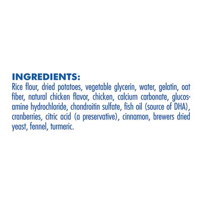 Chicken Flavored Dental Rings Senior Dog Treats, 9.8-oz bag