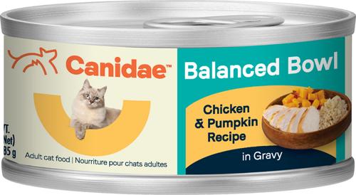 Balanced Bowl Tuna & Carrots Recipe in Gravy Wet Cat Food, 3-oz can, case of 24