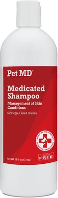 Antiseptic & Antifungal Medicated Dog, Cat & Horse Shampoo, 16-oz bottle