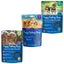 Bundle: Variety Pack - N-Bone Puppy Teething Ring Pumpkin Flavor Dog Treats, 6 count, Peanut Butter & Salmon Flavors