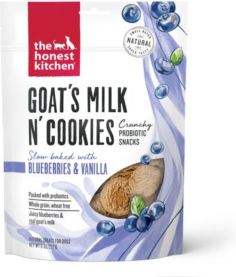 Bundle: The Honest Kitchen Goat's Milk N' Cookies Slow Baked with Blueberries & Vanilla + Pumpkin Dog Treats