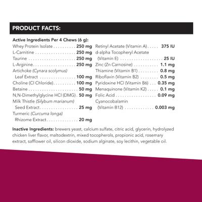 Vetri-Liver Feline Bite-Sized Cat Chews, 120 count