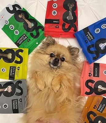 Salmon Jerky Dog Treats, 4-oz bag