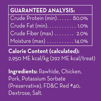 Large Bones Chicken Flavor Dog Treat, Large, 3 count