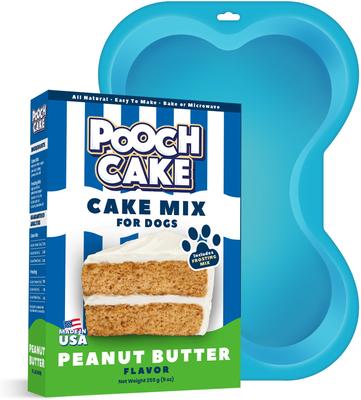 Basic Starter Pumpkin Cake Mix & Cake Mold Kit Dog Birthday Cake, 9-oz box