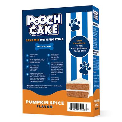 Basic Starter Pumpkin Cake Mix & Cake Mold Kit Dog Birthday Cake, 9-oz box