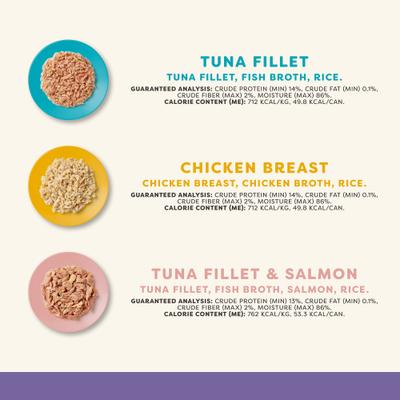 Variety Selection in Broth Variety Pack Grain-Free Wet Cat Food, 2.47-oz can, case of 16