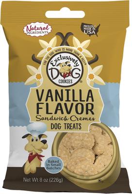 Galletas para perros Vanilla Sandwich Cremes, bolsa de 8 oz