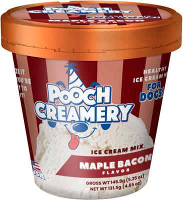 Maple Bacon Flavor Ice Cream Mix Dog Treat, 5.25-oz carton