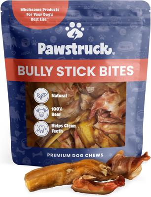 Golosinas para perros Bully Stick Bites, bolsa de 1 lb